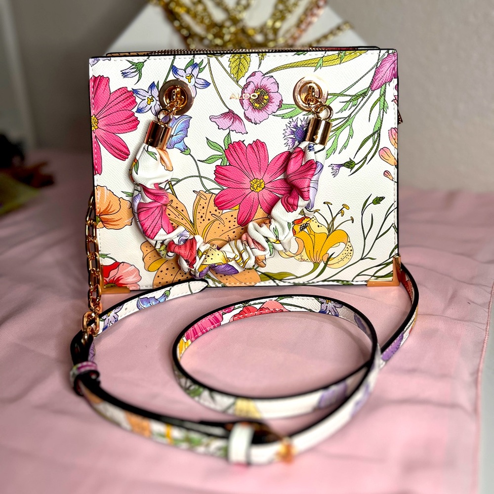 Aldo Floral Crossbody Bag